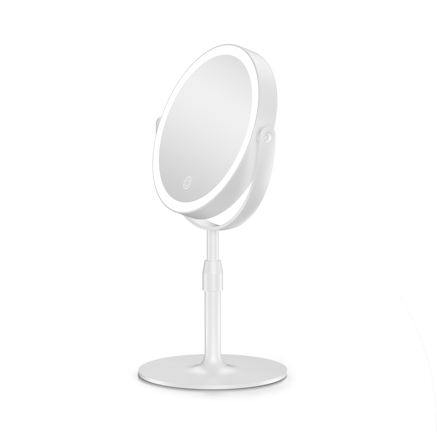 DM413 LED Cosmetic Mirror, Adjustable Height & Light Settings