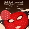 Spa Grade 7 Color LED Red Light Therapy Mask Far Infrared PDT Soft Silicone Skin Rejuvenation Photon Facial Home Use