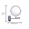 BM411 Double Side Extenable Bathroom Mirror