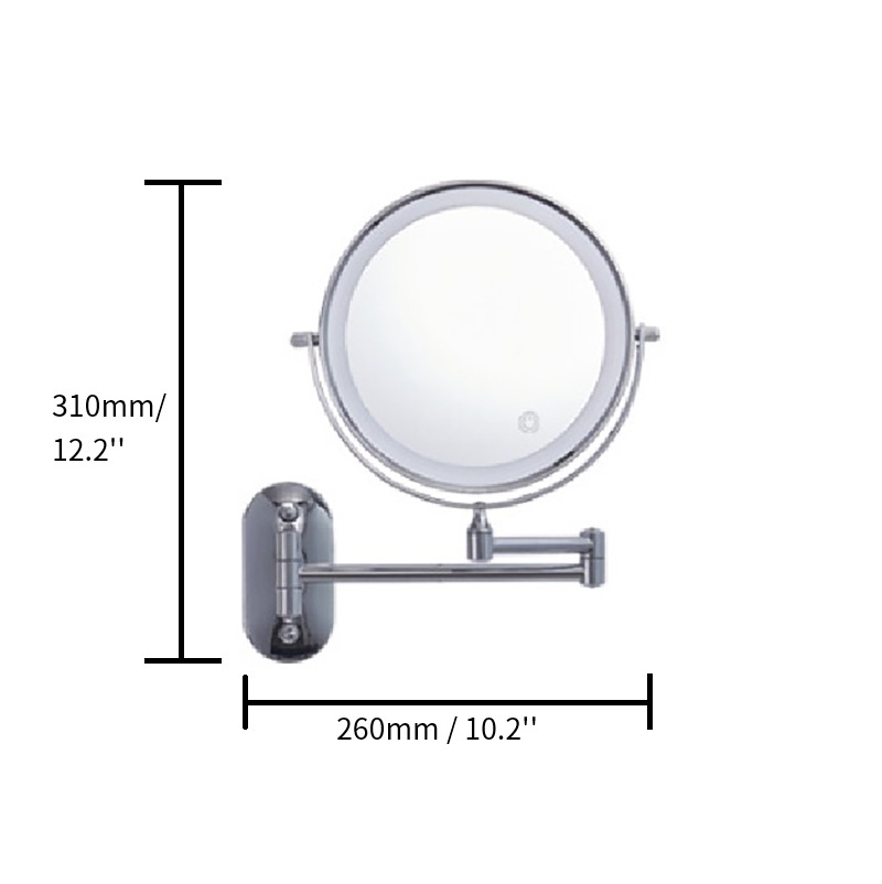 BM411 Double Side Extenable Bathroom Mirror