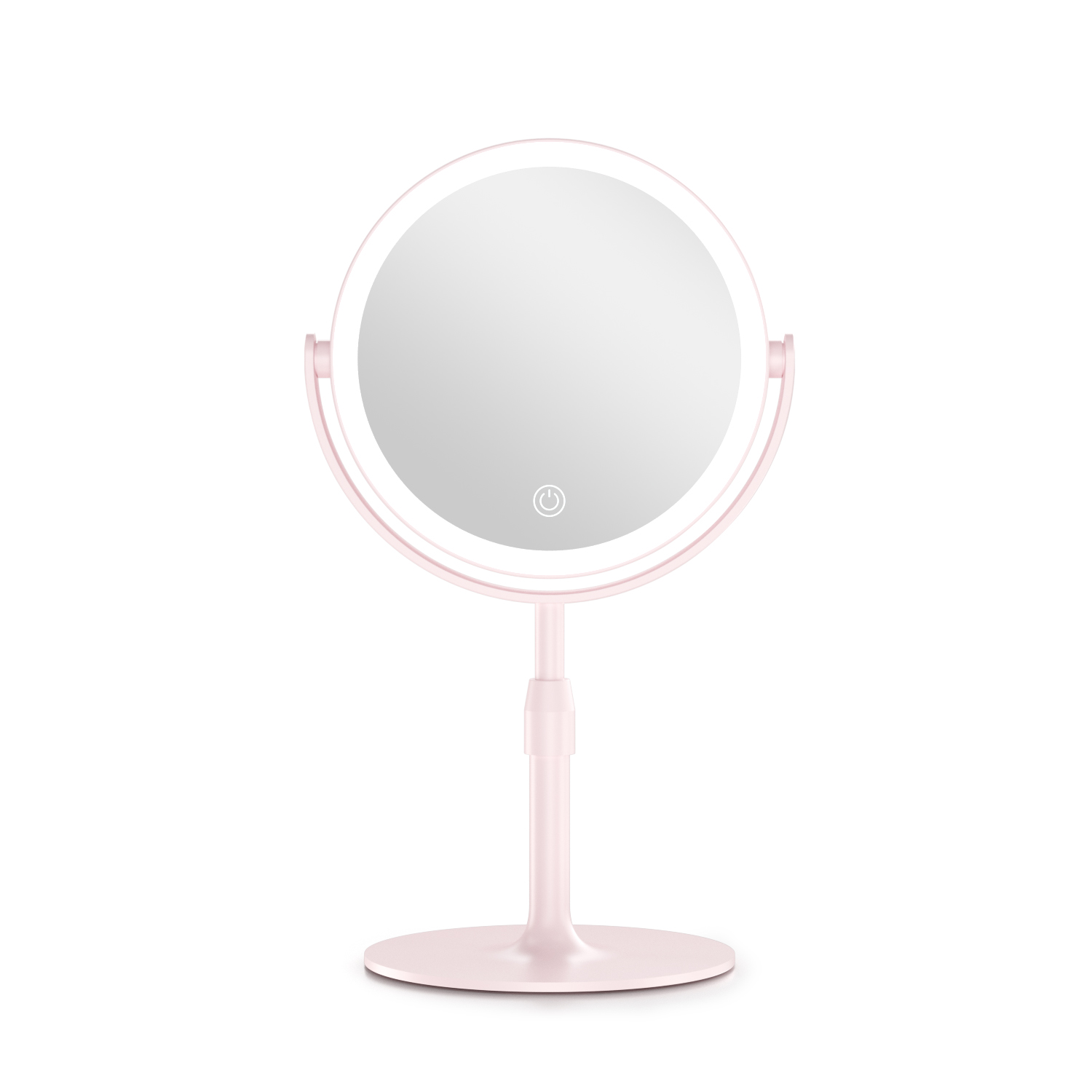DM413 LED Cosmetic Mirror, Adjustable Height & Light Settings