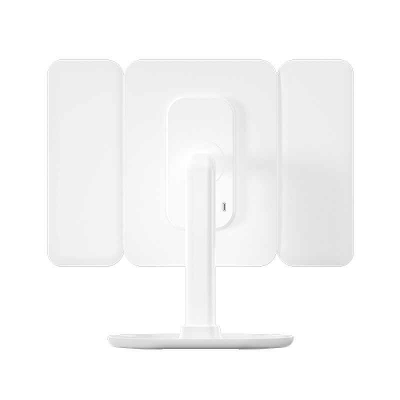 DM405 Tri-fold Lighted Makeup Mirror with Storage