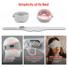 High Power Density Red Light Therapy Mask 65mw Cm2 Deep Tissue Penetration for Eye Bags Relief for Therapists