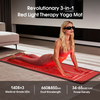 Wholesale Professional Red Light Therapy Yoga Mat 660nm 850nm Dual Band for Muscle Recovery Skin Care