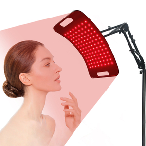 Angle Adjustable Standing Hand Held Red Light Therapy LED Lamp with US Plug for Face Leg Knee Back Pain Relief-Home Use