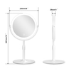 DM413 LED Cosmetic Mirror, Adjustable Height & Light Settings