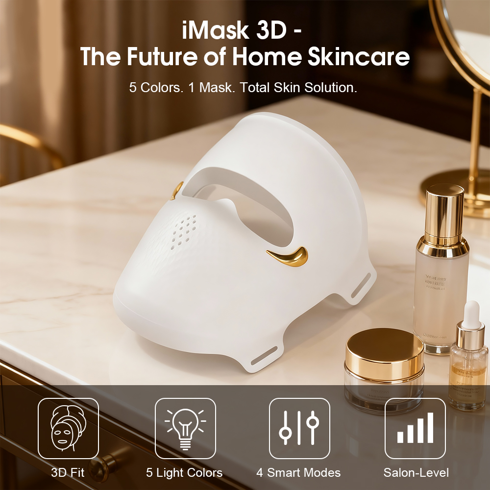 High Quality Silicone LED Facial Mask Red Light Therapy for Face Neck Anti Wrinkle And Firming