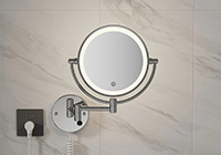 Bathroom Wall Lighted Shower Mirror