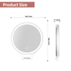PM422 Double-side Round LED Makeup Mirror-Y