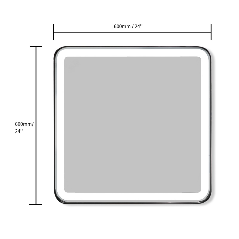 BM415 Wall Amount Bathroom Makeup Mirror