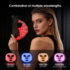 MEZANS 84LED Photon Face Mask 450/660/850nm Tri-Spectrum Silicone Wireless Red Light Therapy Mask Home Facial Beauty Device