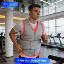 Red Light Vest 1296 LED 660nm 850nm Dual Band Portable Wearable for Daily Wellness and Relaxation