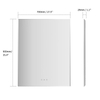 BM402 Wall Amount Bathroom Makeup Mirror