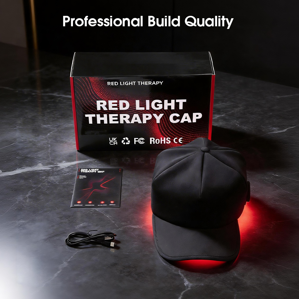 2026 Bestseller Wireless Red Light Therapy Cap 72 LED Scalp Care Device Most Valuable Health Design Dual Wavelength