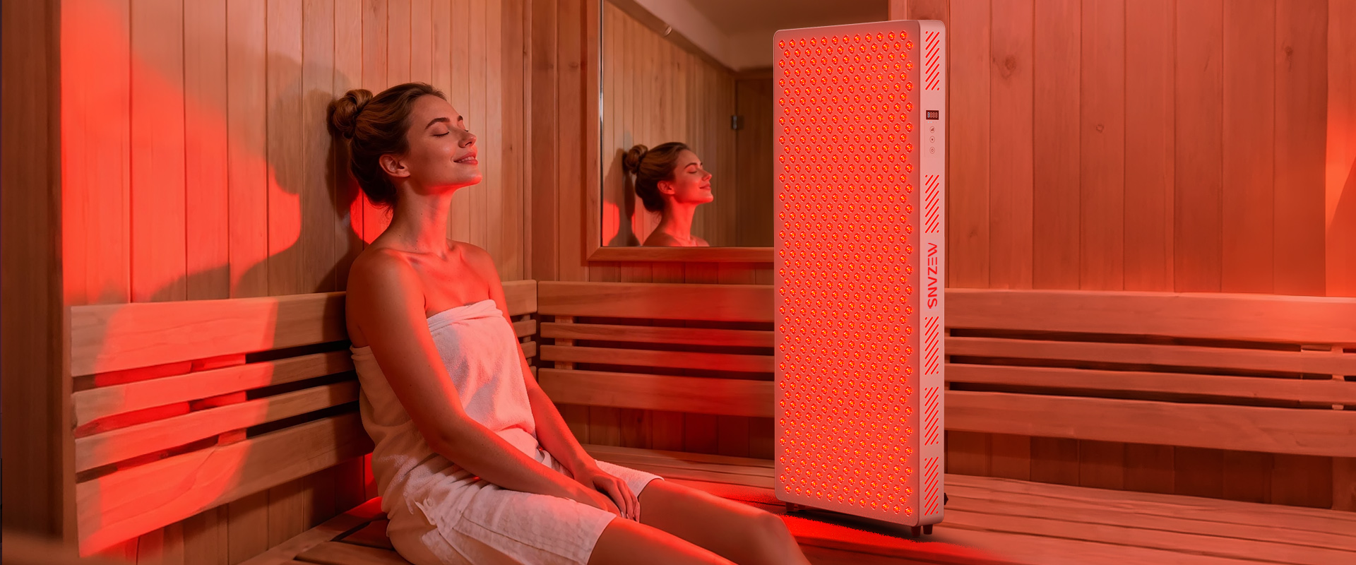 LED Tri-fold Vanity Mirror with 360-Degree Rotation