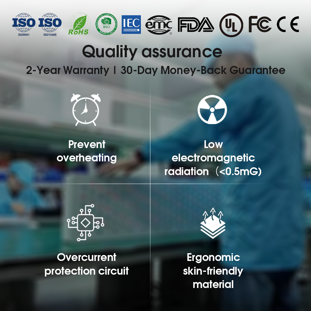 Red Light Therapy Shawl 660nm 850nm Dual Wavelength for Muscle Pain Relief and Home Use