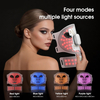 High Quality Wireless 4 Color LED Facial Mask Cordless Portable Personal Skincare Device with Neck Coverage 408 Light Cores
