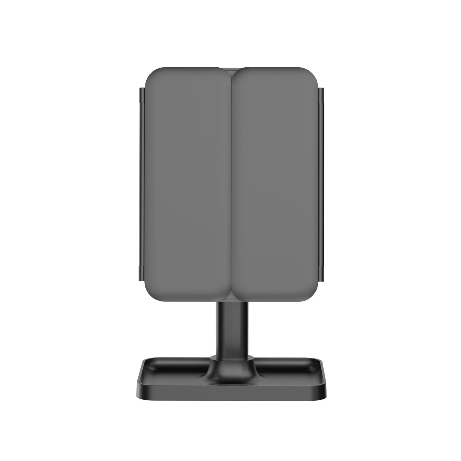 DM405 ultra thin Tri-fold Lighted Makeup Mirror with Storage