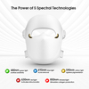 Oem/odmProfessional 3D Fit 630nm 850nm Red Light Therapy LED Face Mask for Wrinkle Care And Skin Firming