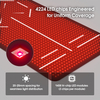 Red Light Therapy Sleeping Bag Red Light Therapy Mat with 1408 LEDs 660nm & 850nm Dual Band for Core Training Gym Floor Workouts