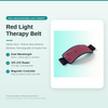 Manufacturer Red Light Therapy Belt Rechargeable Battery USB Type C 660nm 850nm Pain Relief Belt for Lumbar Muscle Relaxation