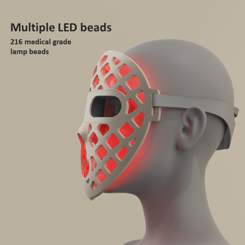 LED mask weight distribution