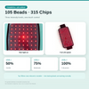 Manufacturer Red Light Therapy Belt Rechargeable Battery USB Type C 660nm 850nm Pain Relief Belt for Lumbar Muscle Relaxation
